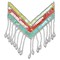 4 1/2" x 3 3/4" Chinook Chevron Epaulet Sequin Applique/Patch